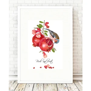 Tablo center Beyaz Çerçeveli Tablo - 24x29cm