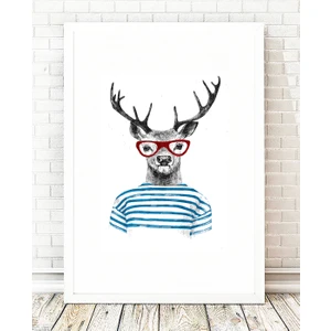 Tablo center Beyaz Çerçeveli Tablo - 24x29cm