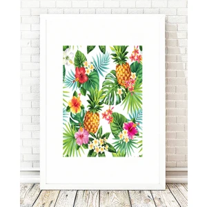 Tablo center Beyaz Çerçeveli Tablo - 24x29cm