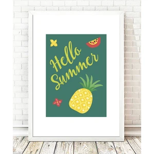 Tablo center Beyaz Çerçeveli Tablo - 24x29cm