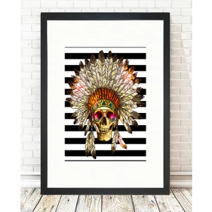 Tablo center Siyah Çerçeveli Tablo - 24x29cm