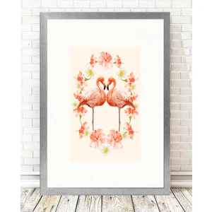 Tablo center Gümüş Çerçeveli Tablo - 24x29cm