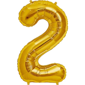 Folyo Balon 2 Rakamı Altın  100 cm