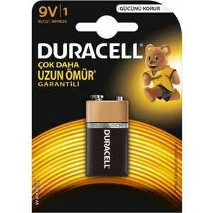 Alkalin 9 Volt Pil Tekli Paket 10'Lu Set