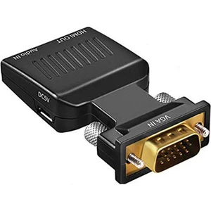 Platoon Vga To Hdmı Çevirici Vga+Audio To Hdmı Converter 1080P