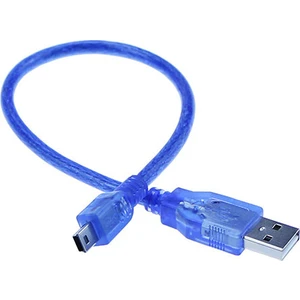 mini usb mp3 mp4 şarj ve data kablosu 30 cm harici hdd kablosu