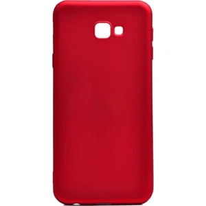 Jopus Samsung Galaxy J4 Plus Mat Premium Silikon - Kırmızı