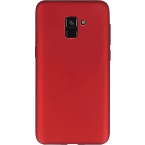 Jopus Samsung Galaxy A8 2018 Mat Premium Silikon Kılıf - Kırmızı