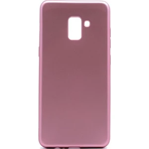 Jopus Samsung Galaxy A8 2018 Mat Premium Silikon Kılıf - Rose