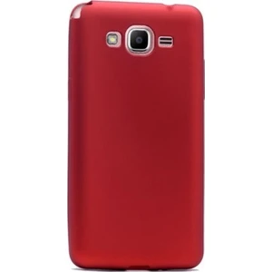 Jopus Samsung Galaxy Grand Prime Mat Premium Silikon Kılıf - Bordo