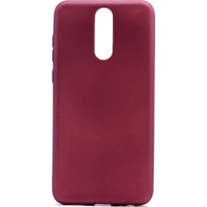 Jopus Huawei Mate 10 Lite Mat Premium Silikon Kılıf - Bordo