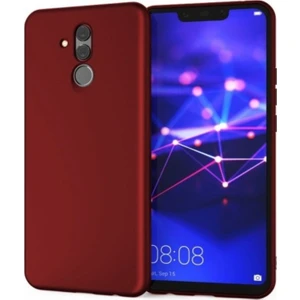 Jopus Huawei Mate 20 Lite Mat Premium Silikon Kılıf - Bordo