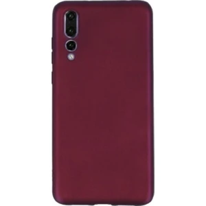Jopus Huawei P20 Pro Mat Premium Silikon Kılıf - Bordo