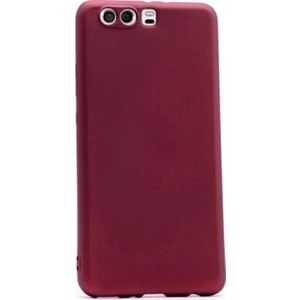 Jopus Huawei P10 Mat Premium Silikon Kılıf - Bordo