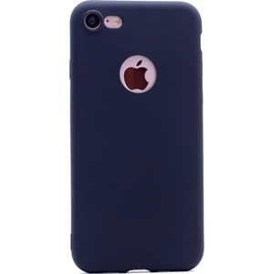 Jopus Apple iPhone 7 Kılıf Ultra İnce Mat Silikon - Siyah