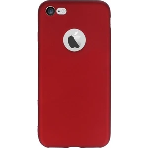 Jopus Apple iPhone 7 Kılıf Ultra İnce Mat Silikon - Kırmızı
