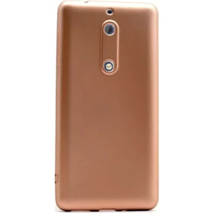 Jopus Nokia 5 Mat Premium Silikon Kılıf - Gold