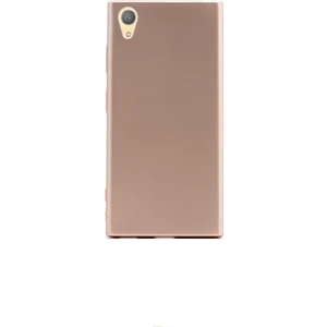 Jopus Sony Xperia XA1 Plus Mat Premium Silikon Kılıf - Gold