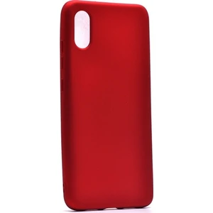 Jopus Xioami Mi 8 Pro Mat Premium Silikon Kılıf - Kırmızı