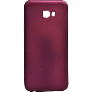 Jopus Samsung Galaxy A8 2016 Mat Premium Silikon Kılıf - Bordo + Nano Ekran Koruyucu