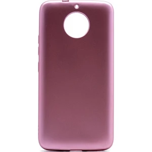 Jopus Lenovo Moto G5S Plus Mat Premium Silikon Kılıf - Rose + Nano Ekran Koruyucu