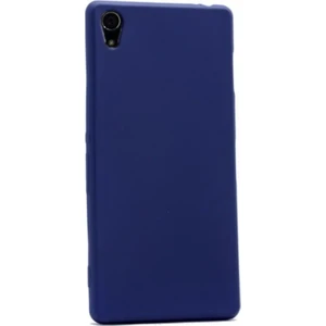 Jopus Sony Xperia Z3 Mat Premium Silikon Kılıf - Lacivert + Nano Ekran Koruyucu