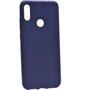 Jopus Xioami Redmi Note 7 Mat Premium Silikon Kılıf - Lacivert + Cam Ekran Koruyucu