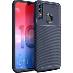 Jopus Huawei P Smart 2019 Kılıf Karbon Desenli Lux Negro Silikon - Lacivert