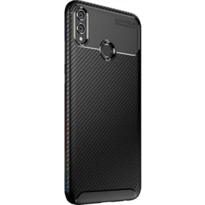 Jopus Huawei Honor Play Kılıf Karbon Desenli Lux Negro Silikon - Siyah