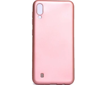 Jopus Samsung Galaxy M10 Mat Premium Silikon Kılıf - Rose + Cam Ekran Koruyucu