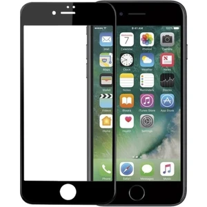 Jopus Apple iPhone 7 5D Nano Tam Kaplayan Ekran Koruyucu - Siyah + Şeffaf Silikon Kılıf