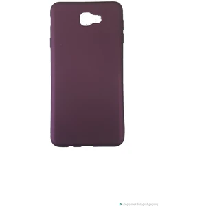 Jopus Samsung Galaxy J7 Prime 2 Mat Premium Silikon Kılıf - Bordo + 5D Nano Ekran Koruyucu Siyah