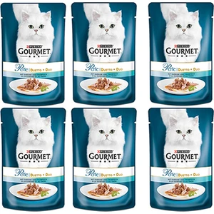 Purina Gourmet Perle Ton Balıklı Yaş Kedi Maması 85 gr (6 Al 5 Öde)