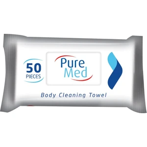 Pure Med  Vücut Temizleme Mendili 50' li