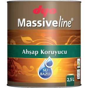 Massiveline Su Bazlı Ahşap Koruyucu 2.5 Lt Sedir