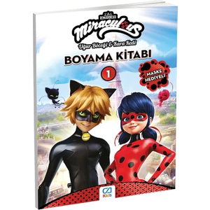 Miraculous Uğur Böceği ile Kara Kedi Boyama Kitabı 1