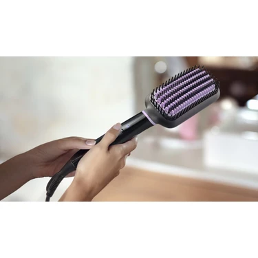 Philips heated discount straightening brush bhh880