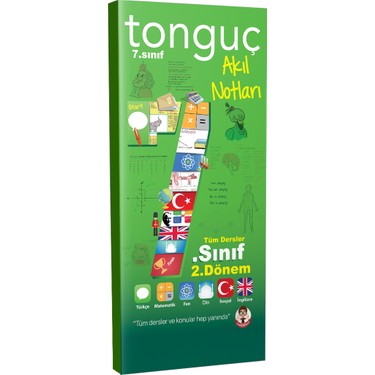 Tonguc Akademi 7 2 Akil Notlari Kitabi Ve Fiyati Hepsiburada