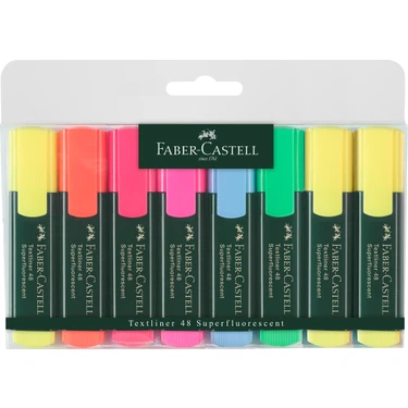 Faber-Castell Yeşil Gövde Fosforlu 6+2