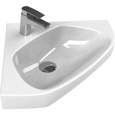 Turkuaz Seramik Arda Köşe Lavabo 46 x 46