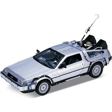 Welly Geleceğe Dönüş Metal Model Araba Efsane Delorean 1:24 Ölçek Koleksiyonluk