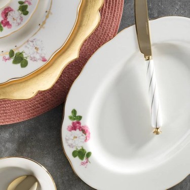 Kutahya Porselen Bone Olympos 30 Parca 9784 Desenli Yemek Fiyati