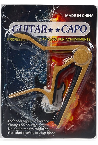 Santana Gitar Kapo (Sarı)