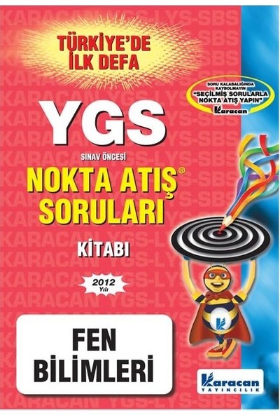 Ygs Fen Bilimleri Nokta Atış Karacan Yayınları
