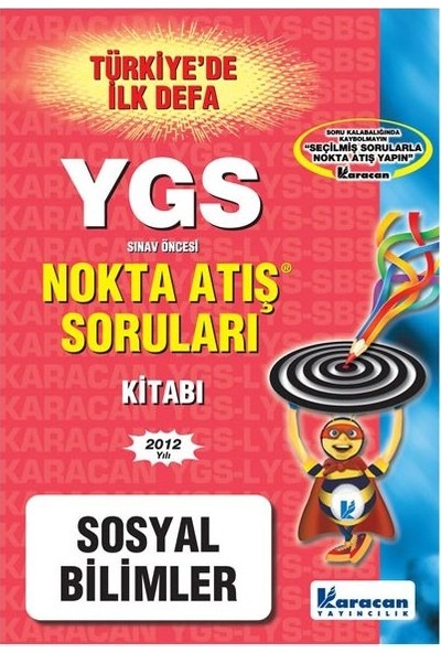 Ygs Sosyal Bilimler Nokta Atış Karacan Yayınları