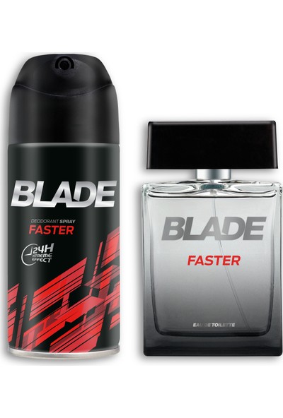 Blade Faster EDT Erkek Parfüm 100 ml & Deodorant 150 ml