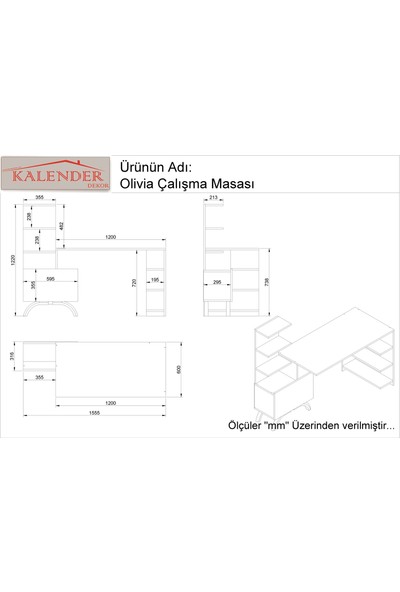 Kalender Dekor çalışma Masaları Ve Fiyatları Hepsiburadacom