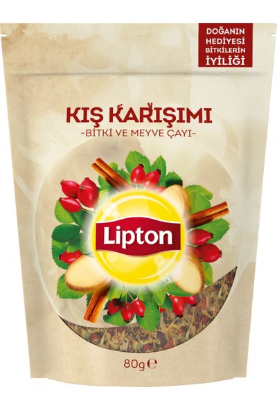 Lipton Dökme Bitki Çayı Kış Karışımı 80 gram