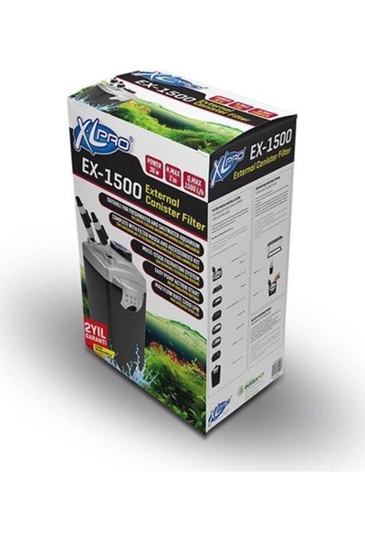 XL Pro Ex 1500 Dış Filtre 1500 LTS 36W Dolu