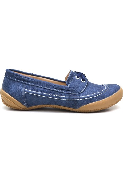 Baldano Mavi Büyük Numara Günlük Kadın Ayakkabı
